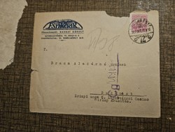 1927 letterhead, Budapest