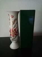 Zsolnay porcelán váza díszdobozos
