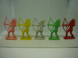 Cheap, plastic Indians from the 1970s and 1980s