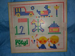 Old 1970s Pöty creative picture puzzle game, our old favorite according to the pictures