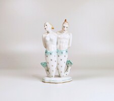 Herend, zodiac signs series, fishes, pisces, hand-painted porcelain figure (bt006))