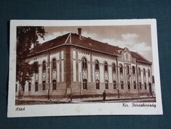 Detail of postcard, Sásd, District Court Street