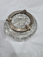 Old silver rimmed ashtray