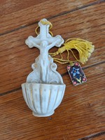 Zsolnay antique holy water holder