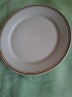 Alföldi  19 cm aranyozott szélű  tányér