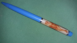 1970s cult item - not today's retro!! - Undressing pin up girl ballpoint pen according to the pictures