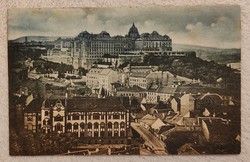 Tabán, Krisztinaváros, Buda castle, Fehérsas tér school, postcard from the 1910s