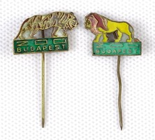 1Q213 old zoo badge budapest zoo 2 pieces