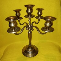 Copper, 5-branch table candle holder.