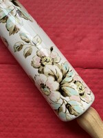 Rare! Fabulous katie alice porcelain stretcher, rolling pin with flowers