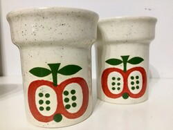 Retro ceramic glasses-6pcs-waechtersbach-w.Germany