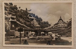 Budapest i., Hungária and Attila health springs, Döbrentei tér, Gellért courtyard, postcard from 1936