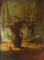1L365 XX. századi festő : Asztali virágcsendélet