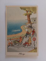 Old postcard humor 1956