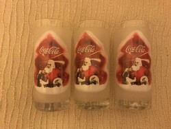 3 darab Coca Cola üvegpohár