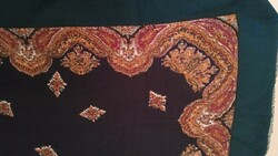 Traditional shoulder scarf with dark green etc colors