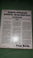 Régi múzeumi tárlat dokumentum fotó KÉP(SZEGED Fekete ház) falapon 25x30cm KOLDUULÁS ELLENI RENDELET