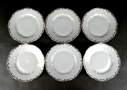 1M289 zsolnay porcelain cake plate set of 6 pieces