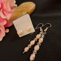 Cultured pearl earrings for Tamás