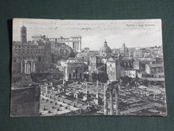 Képeslap, Postcard, Olaszország, Róma, Forum Romanum, múzeum,látkép részlet