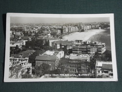 Képeslap, Postcard, India, Bombay látkép részlet,VIEW FROM MALBAR HILL, BOMBAY