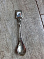 Fabulous old silver coffee spoon (12x2 cm, 15 grams)