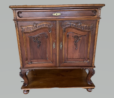 Beautiful antique Viennese baroque chest of drawers. About 1860. Now Saturday delivery!