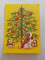 Retro Christmas card 1989