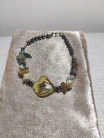 Mineral bracelet made of mixed minerals