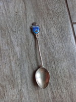 Beautiful old silver coffee spoon (10x2 cm, 9 grams)