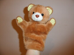 Plush teddy bear hand puppet, plush toy