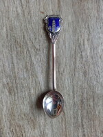 Gorgeous old silver coffee spoon v. (9.5X2 cm, 6 grams)