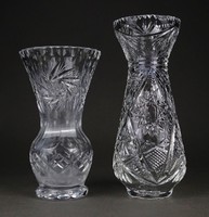 1Q201 flawless polished glass crystal vase 2 pieces