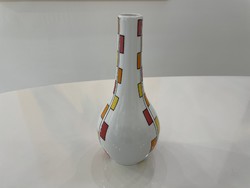Zsolnay modern porcelain vase retro series designed by Anita Müller mid century