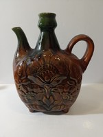 Huge glazed ceramic jug