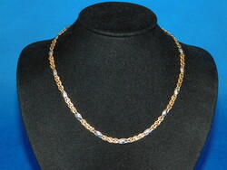 Gold two-tone 14k women's necklace 11.5 Gr