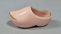 Zsolnay pink porcelain small shoes