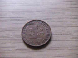 1 Pfennig 1970 ( f ) Germany