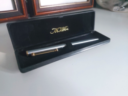 Beautifully shaped, perfectly functioning jaguar inscription (engraving) ballpoint pen in a ballpoint pen box