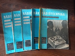 1964 Radio technology magazine of the Hungarian National Defense Association /5 pcs