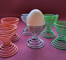 6 metal egg holders for Easter