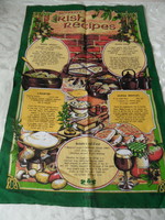 Traditional Irish recipe home textile, tablecloth, wall protector