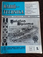 1976 Radio technology magazine of the Hungarian National Defense Association 9 pcs
