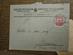 1927 letterhead, Budapest