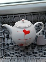 Alföldi heart shaped teapot