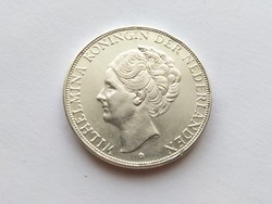 Netherlands silver 2 1/2 gulden 1933.