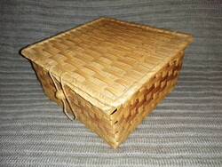 Wicker box 15*15* 9 cm (a9)