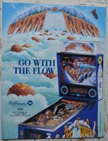 Pinball flyer Williams "White Water" flipper reklám prospektus