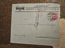 1927-es Fejléces levél Budapest