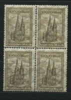 Collection of German inflation stamp blocks - 20 pcs